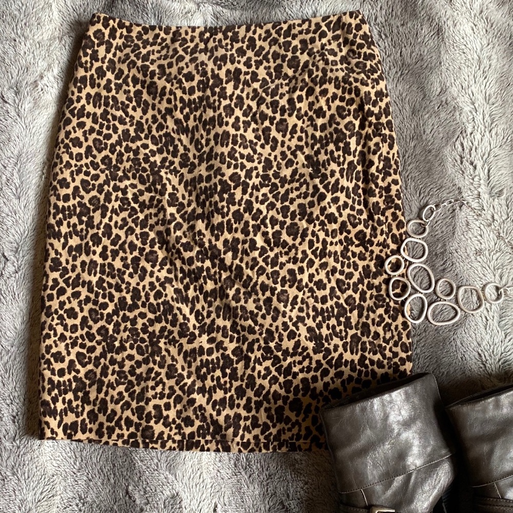 Leopard Print Skirt